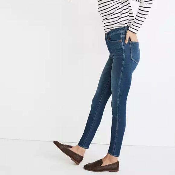 Madewell 10" High-Rise Skinny Jeans Winston Wash - Picture 3 of 7